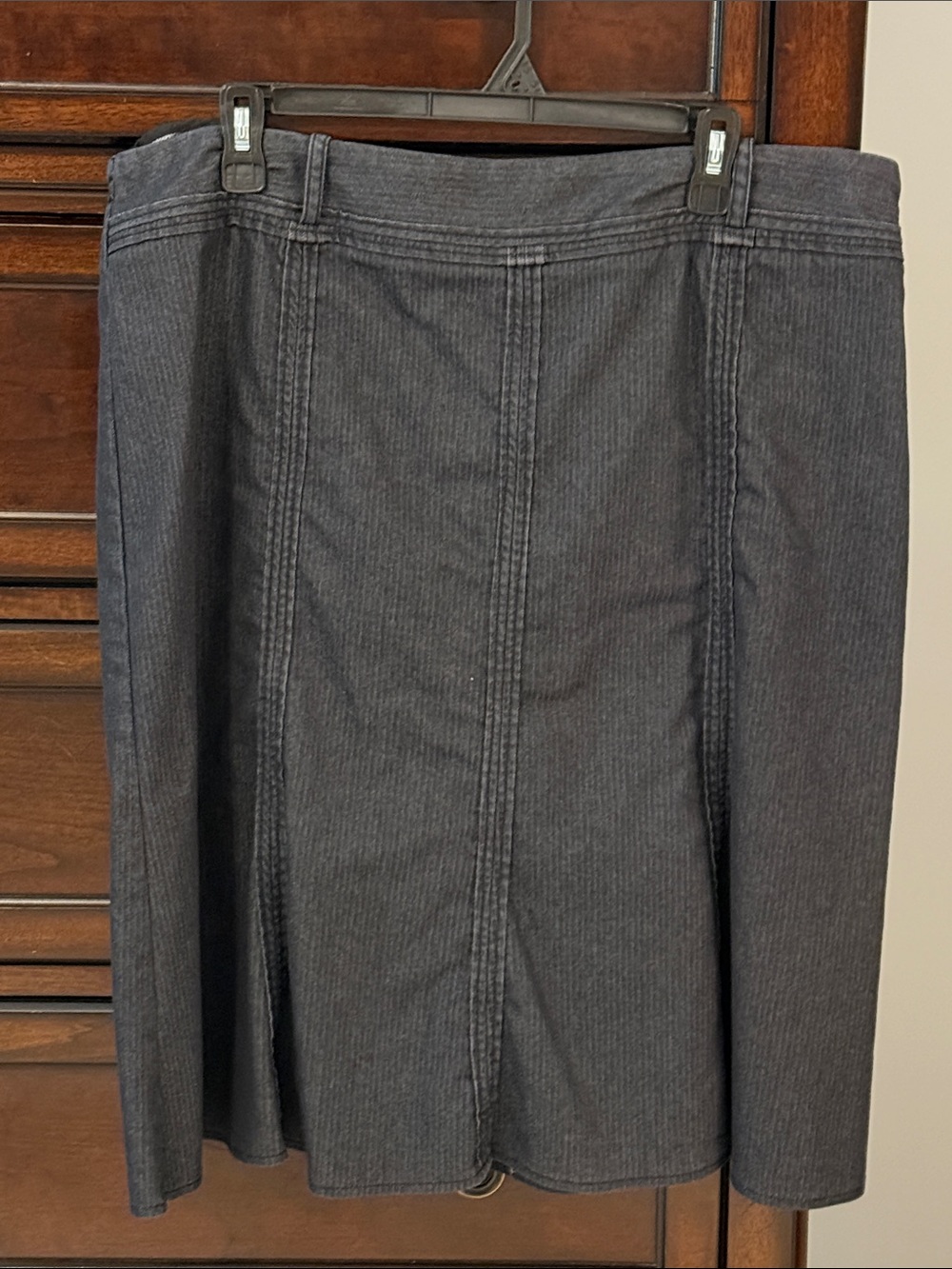 Classic Black Women's Denim Skirt